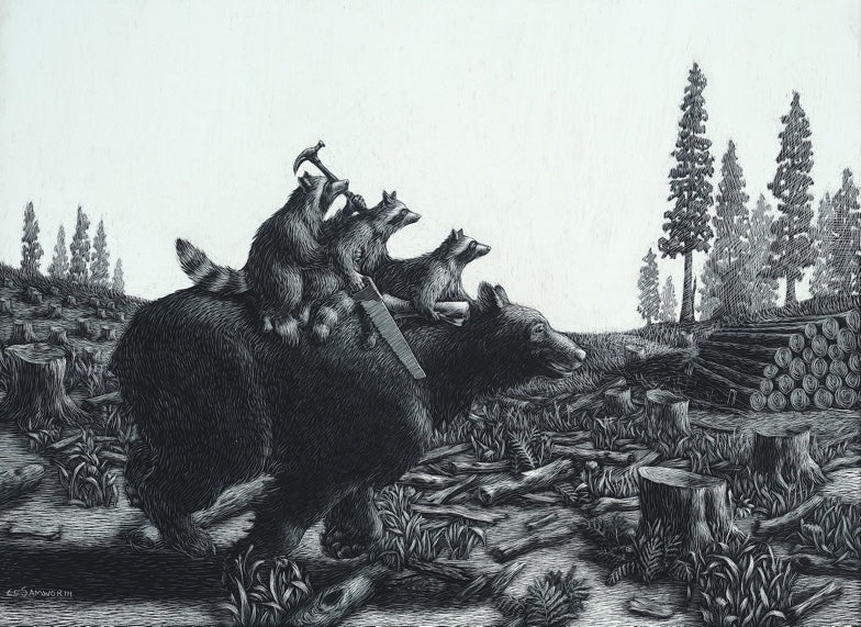 Raccoons with a Plan